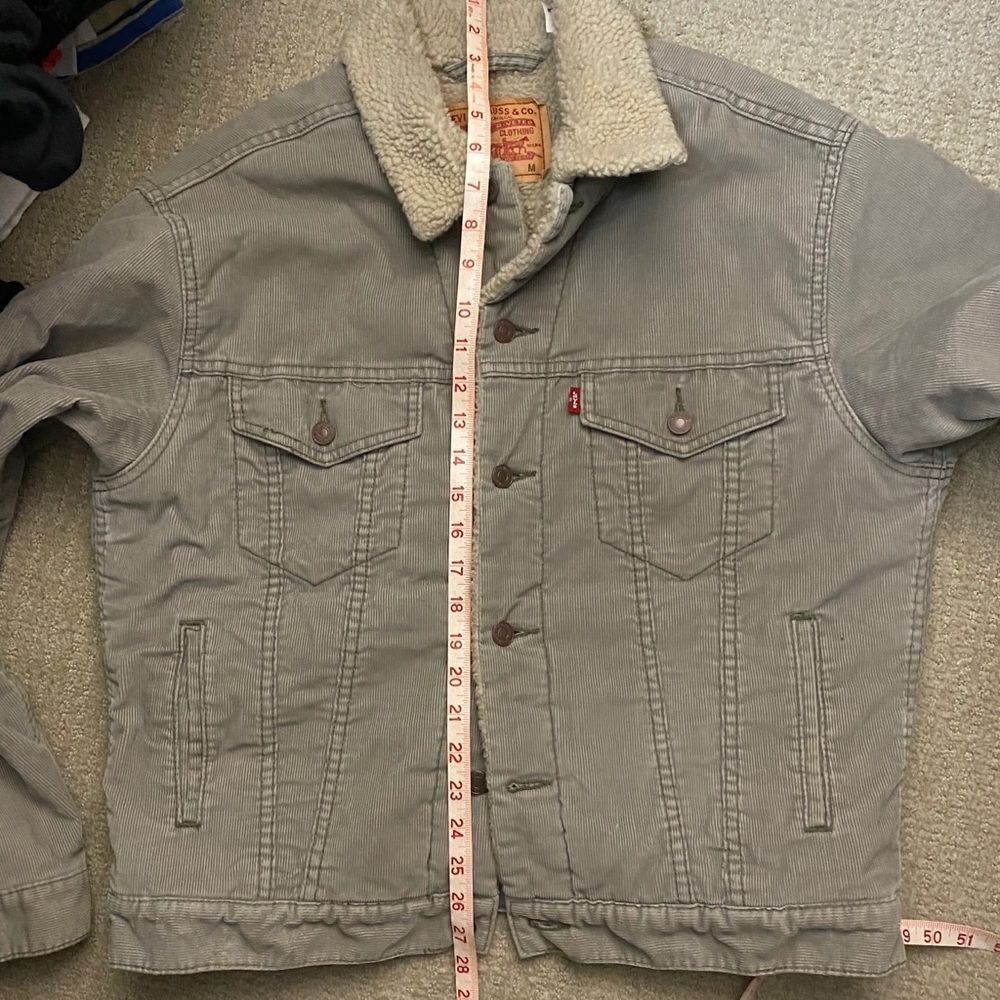 Levis Corduroy Sherpa Jacket Size Medium - Picture 8 of 8